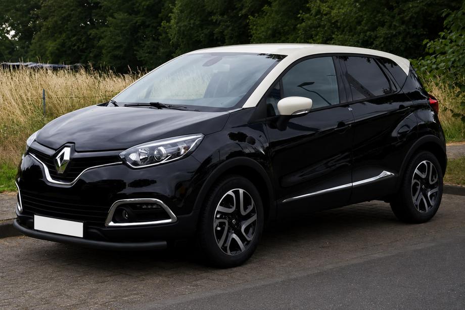 Renault Captur 2013–2019 Přední ochranný rám ST008 Black (nerez) Image