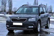 Skoda Yeti 2009–2017 Přední ochranný rám ST008 Black (nerez) fotografie 2