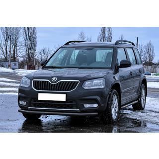 Přední ochranný rám ST008 Black (nerez) Skoda Yeti 2009–2017 fotografie 2