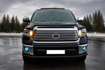 Toyota Tundra 2007–2021 Přední ochranný rám ST008 Black (nerez) fotografie 1