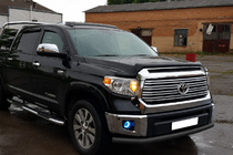 Toyota Tundra 2007–2021 Přední ochranný rám ST008 Black (nerez) fotografie 3