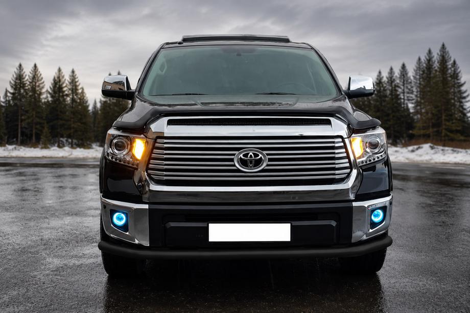 Toyota Tundra 2007–2021 Přední ochranný rám ST008 Black (nerez) Image