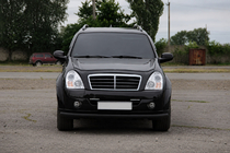 SsangYong Rexton I 2001–2017 Přední ochranný rám ST008 Black (nerez) fotografie 2