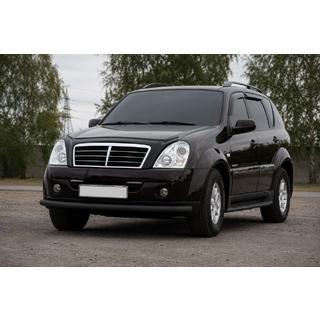 Přední ochranný rám ST008 Black (nerez) SsangYong Rexton I 2001–2017 fotografie 1