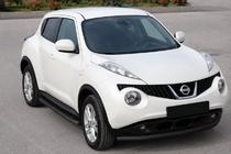 Nissan Juke 2010–2019 Přední ochranný rám ST008-2 Black (nerez) fotografie 1