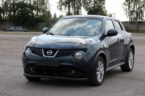 Nissan Juke 2010–2019 Přední ochranný rám ST008-2 Black (nerez) fotografie 2