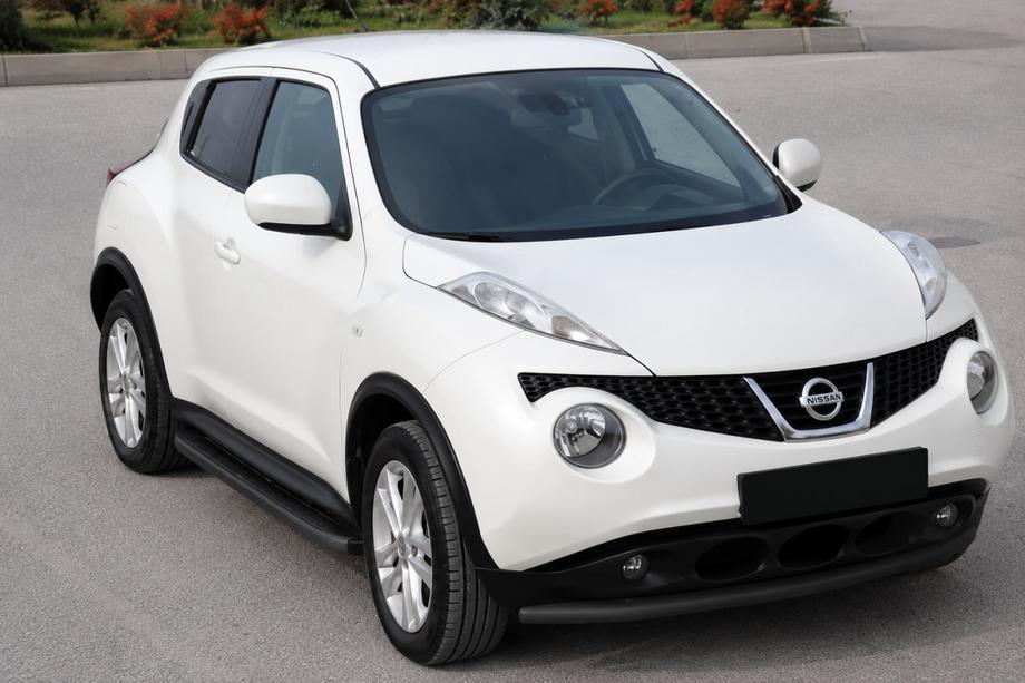Nissan Juke 2010–2019 Přední ochranný rám ST008-2 Black (nerez) Image