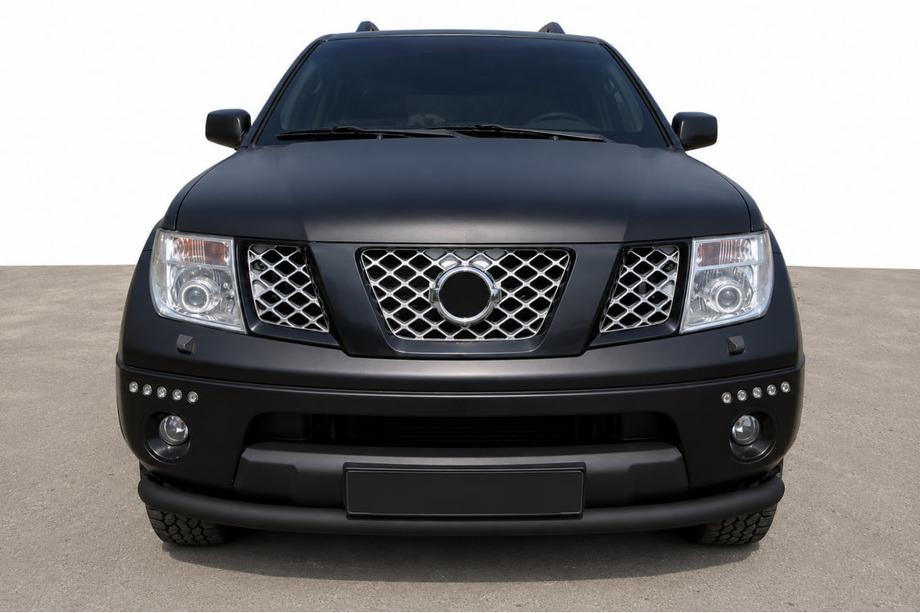 Nissan Pathfinder R51 2005–2014 Přední ochranný rám ST008-2 Black (nerez) Image