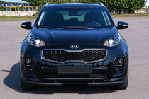 Kia Sportage 2015–2021 Přední ochranný rám ST009 Black (nerez) fotografie 1