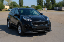 Kia Sportage 2015–2021 Přední ochranný rám ST009 Black (nerez) fotografie 2