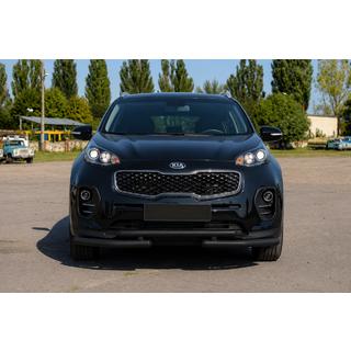Přední ochranný rám ST009 Black (nerez) Kia Sportage 2015–2021 fotografie 3