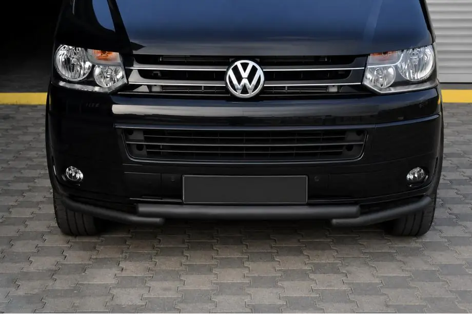 Volkswagen T5 2010–2015 Přední ochranný rám ST009 Greyder Black (nerez) Image