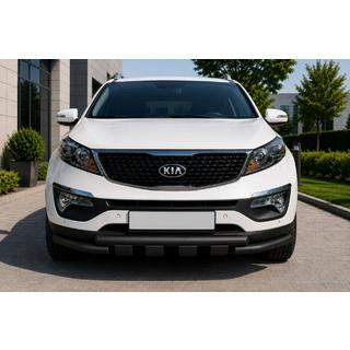 Přední ochranný rám ST009-15 Black (2013-2015, nerez) Kia Sorento II XM 2009–2014