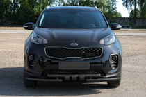Kia Sportage 2015–2021 Přední ochranný rám ST009-15 Black (nerez) fotografie 1
