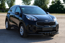 Kia Sportage 2015–2021 Přední ochranný rám ST009-15 Black (nerez) fotografie 2