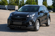 Kia Sportage 2015–2021 Přední ochranný rám ST009-15 Black (nerez) fotografie 3