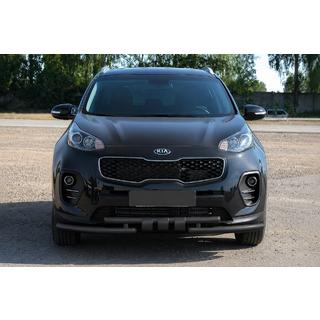 Přední ochranný rám ST009-15 Black (nerez) Kia Sportage 2015–2021 fotografie 1