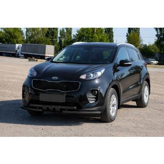 Přední ochranný rám ST009-15 Black (nerez) Kia Sportage 2015–2021 fotografie 3