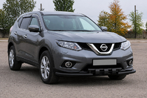 Nissan X-trail T32/Rogue 2014–2021 Přední ochranný rám ST009-15 Black (nerez) fotografie 3