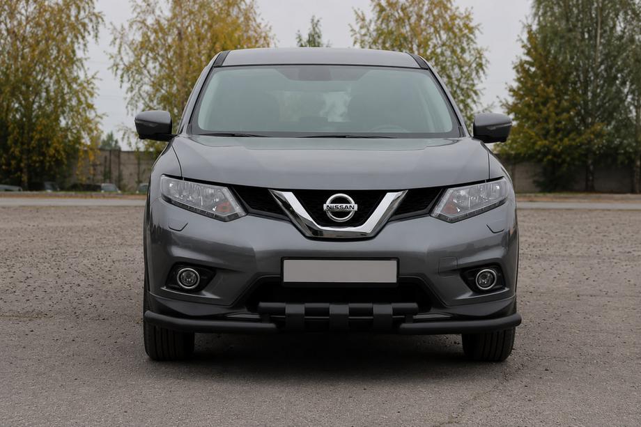 Nissan X-trail T32/Rogue 2014–2021 Přední ochranný rám ST009-15 Black (nerez) Image
