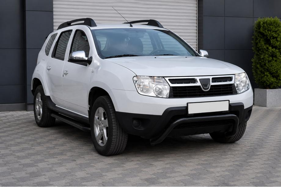 Dacia Duster 2008–2018 Přední ochranný rám ST011 Black (nerez) Fotografie 3