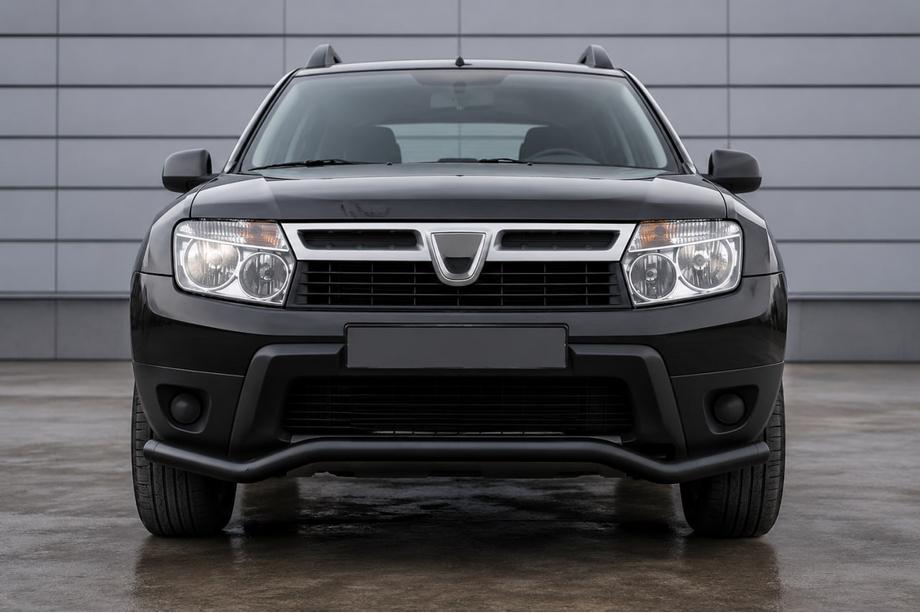 Dacia Duster 2008–2018 Přední ochranný rám ST012 Black (nerez) Image