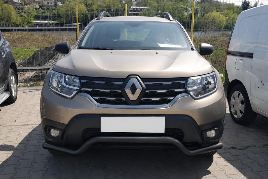 Renault Duster 2008–2017 Přední ochranný rám ST012 Black (nerez) Image