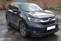 Honda CRV 2017–2022 Přední ochranný rám ST014 Black (2016-2019, nerez) fotografie 2
