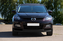 Mazda CX-7 2006–2012 Přední ochranný rám ST014 Black (nerez) fotografie 2