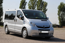 Renault Trafic 2001–2015 Přední ochranný rám ST014 Black (nerez) fotografie 2