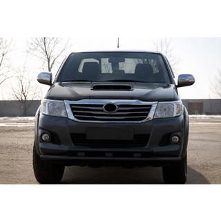 Přední ochranný rám ST014 Black (nerez) Toyota Hilux 2006–2015 fotografie 1