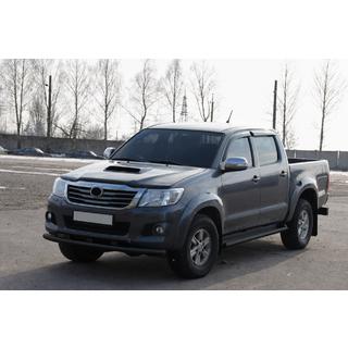 Přední ochranný rám ST014 Black (nerez) Toyota Hilux 2006–2015 fotografie 2