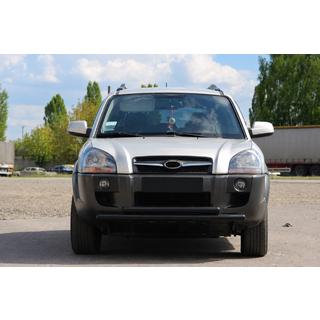 Přední ochranný rám ST014 Black (nerez) Hyundai Tucson JM 2004– fotografie 1