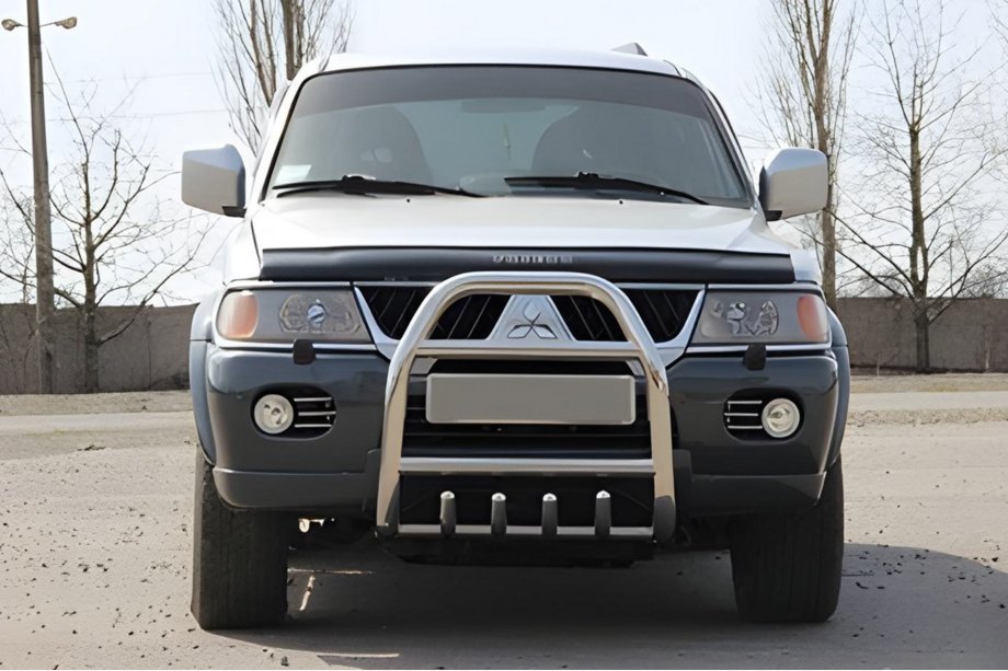 Mitsubishi Pajero Sport 1996–2007 Nerezový přední ochranný rám QT007 Image