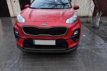 Kia Sportage 2015–2021 Přední ochranný rám ST014 Black (nerez) fotografie 2