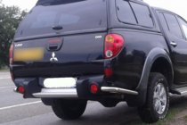 Mitsubishi L200 2006–2015 Zadní rohy AK003 (2 ks, nerez) fotografie 3