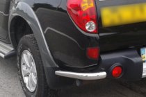 Mitsubishi L200 2006–2015 Zadní rohy AK003 (2 ks, nerez) fotografie 1