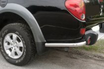 Mitsubishi L200 2006–2015 Zadní rohy AK003 (2 ks, nerez) fotografie 2