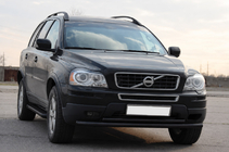 Volvo XC90 2002–2014 Přední ochranný rám ST014 Black (nerez) fotografie 3