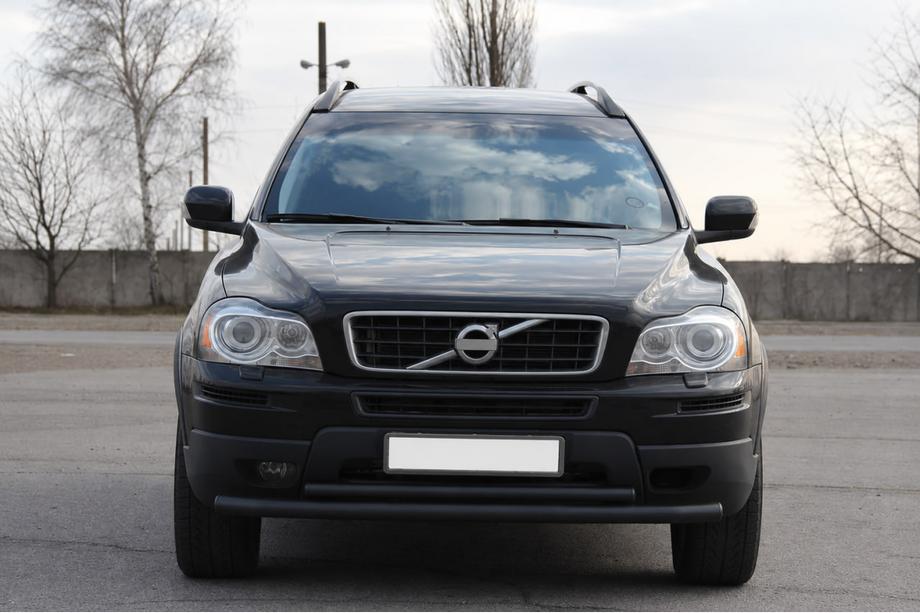 Volvo XC90 2002–2014 Přední ochranný rám ST014 Black (nerez) Image
