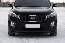 Kia Sorento III UM 2014–2020 Přední ochranný rám ST014 60/42 mm Black (nerez) fotografie 4