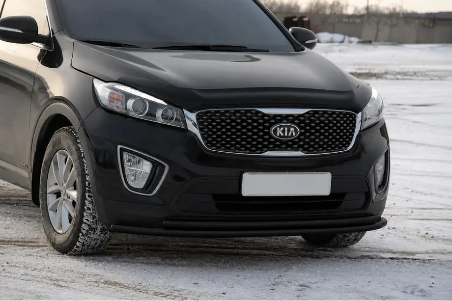 Kia Sorento III UM 2014–2020 Přední ochranný rám ST014 60/42 mm Black (nerez) Image