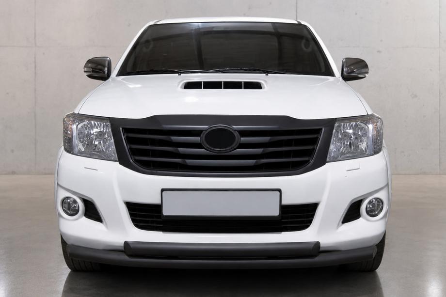 Toyota Hilux 2006–2015 Přední ochranný rám ST014-1 Black (nerez) Image