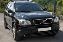 Volvo XC90 2002–2014 Přední ochranný rám ST014-2 Black (nerez) fotografie 3