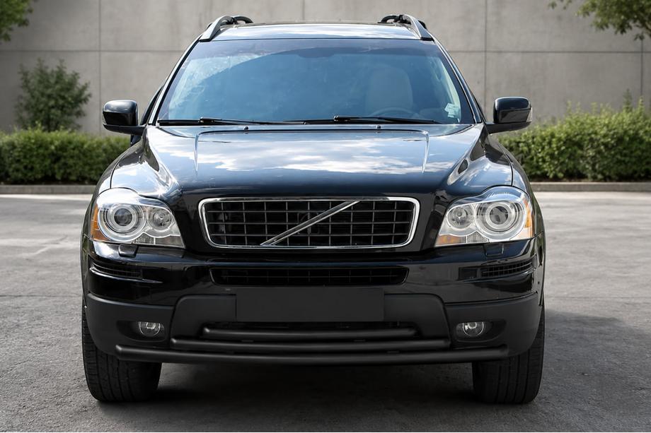 Volvo XC90 2002–2014 Přední ochranný rám ST014-2 Black (nerez) Image