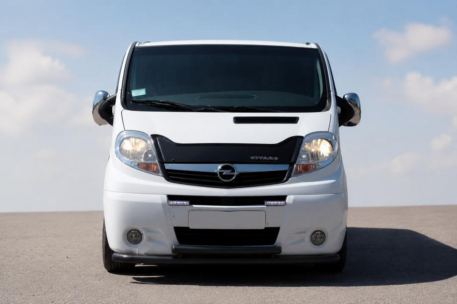 Nissan Primastar 2002–2014 Přední ochranný rám ST014/2 Black (nerez.) Image