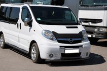 Renault Trafic 2001–2015 Přední ochranný rám ST014/2 Black (nerez.) fotografie 2