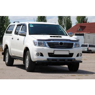 Přední ochranný rám ST015 Black (nerez) Toyota Hilux 2006–2015 fotografie 3