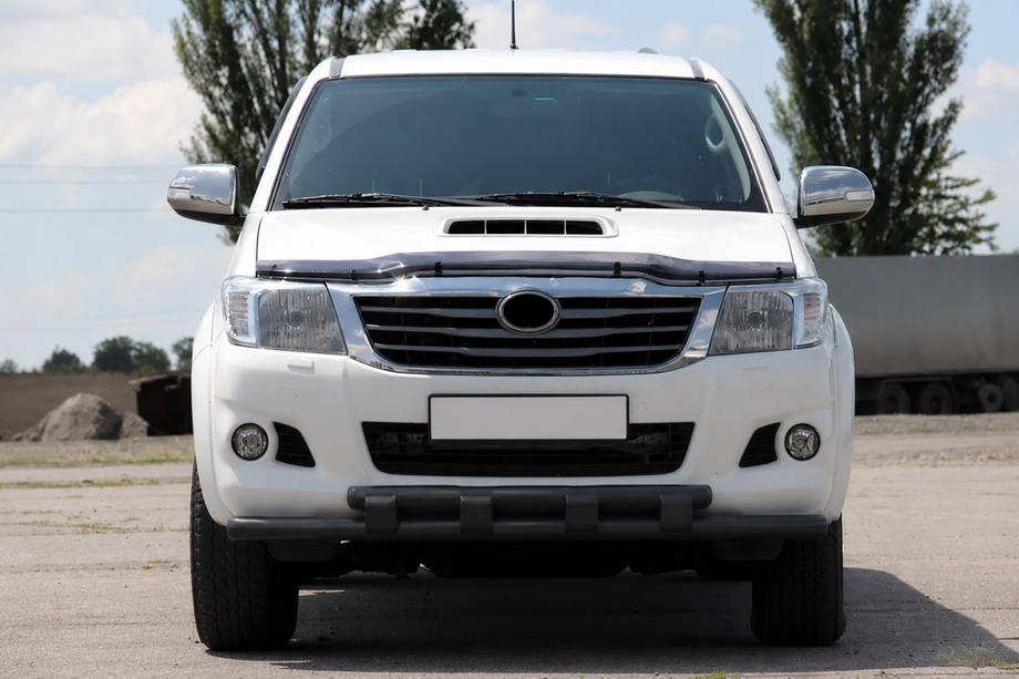 Toyota Hilux 2006–2015 Přední ochranný rám ST015 Black (nerez) Image