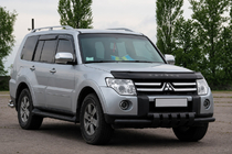 Mitsubishi Pajero Wagon III 1999–2006 Přední ochranný rám ST015 Black (nerez) fotografie 3